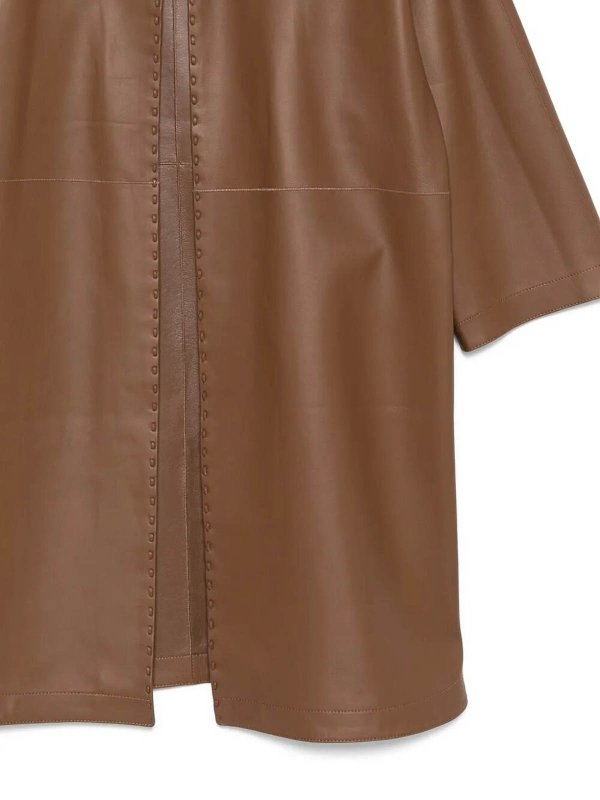 The Best Shops MANZONI24: レザーコート - レザーコート - ブラウン