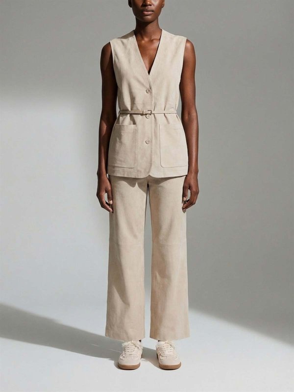 ベスト - ベージュ shop online: MANZONI24