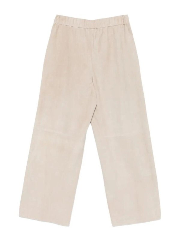 MANZONI24: leather trousers online - Suede Pants