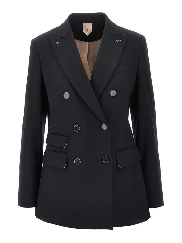 Max Mara: blazers - Double-Breasted Jacket