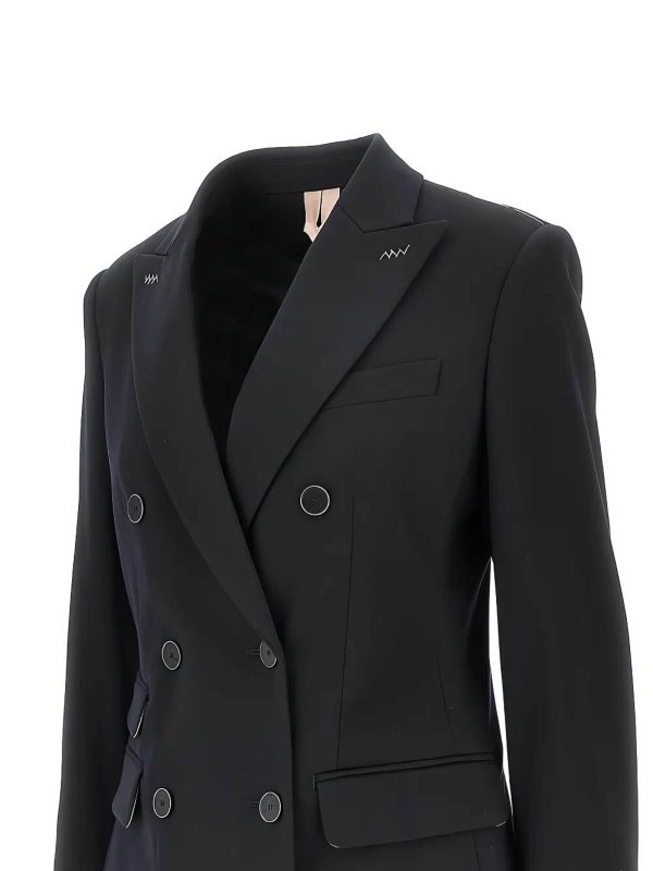 Max Mara: blazers online - Double-Breasted Jacket