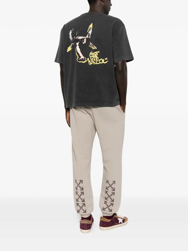 OFF-WHITE: T-shirts online - T-Shirt - Noir