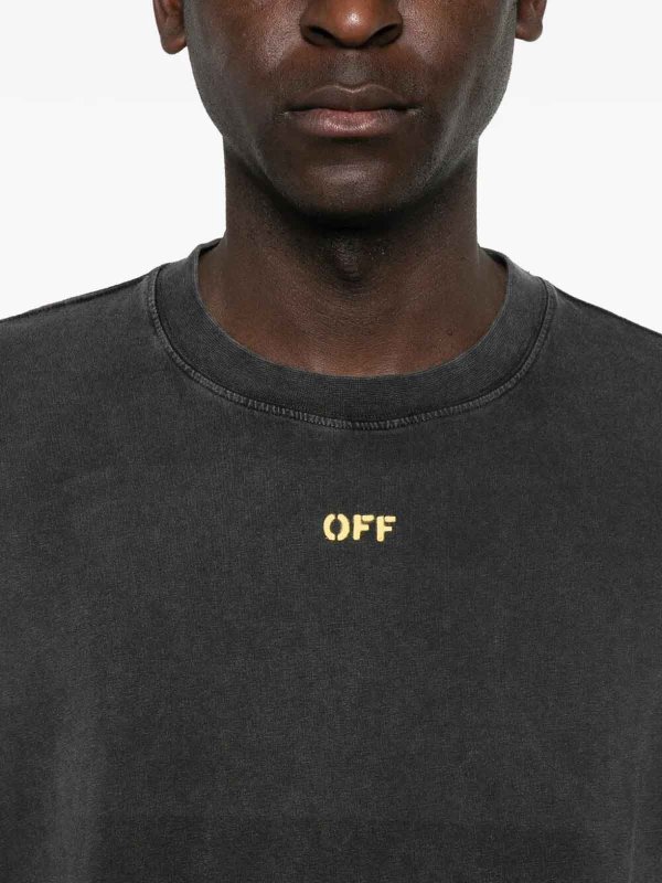 The Best Shops OFF-WHITE: T-shirts - T-Shirt - Noir