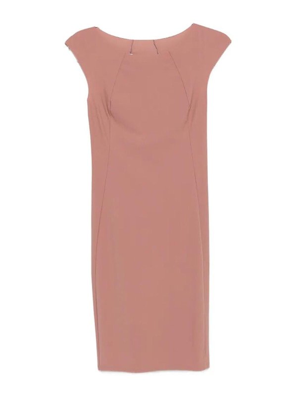 PATRIZIA PEPE: ニーレングスドレス - 膝丈ドレス - ライトブラウン