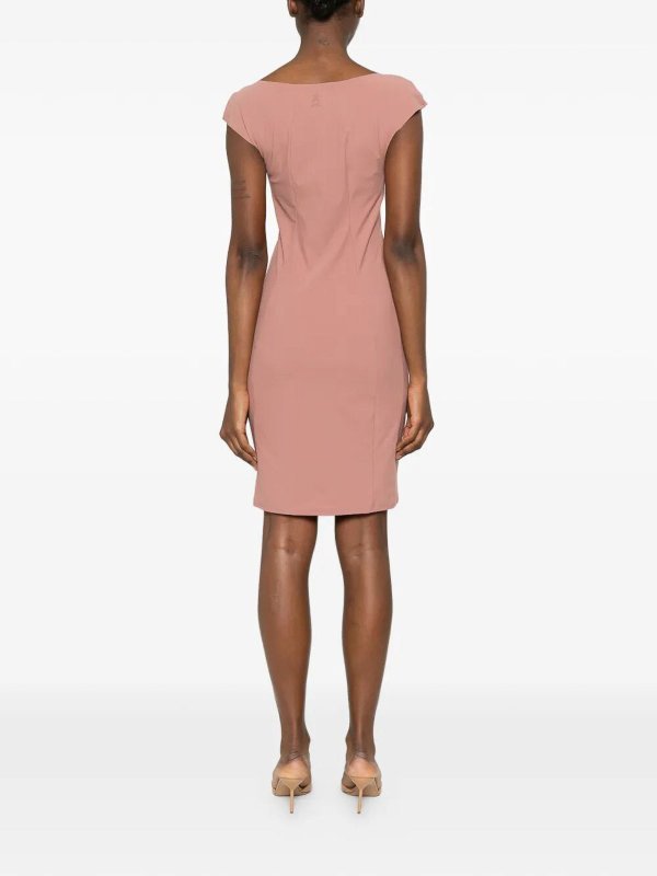 膝丈ドレス - ライトブラウン shop online: PATRIZIA PEPE