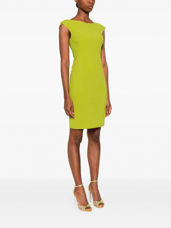 膝丈ドレス - 緑 shop online: PATRIZIA PEPE