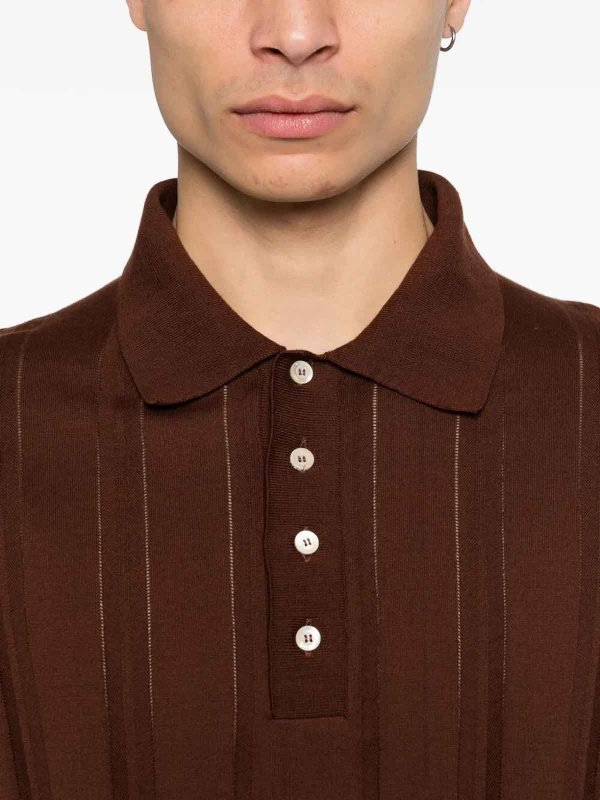 The Best Shops PIACENZA 1733: ポロシャツ - ポロシャツ - ダークブラウン