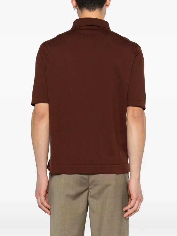 PIACENZA 1733 buy online ポロシャツ - ダークブラウン