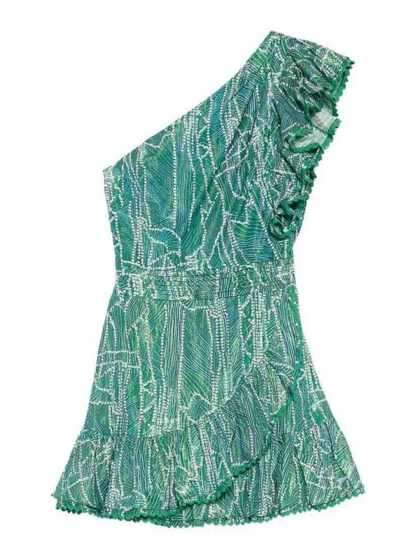 POUPETTE ST BARTH: Robes courtes - Robe Courte - Vert