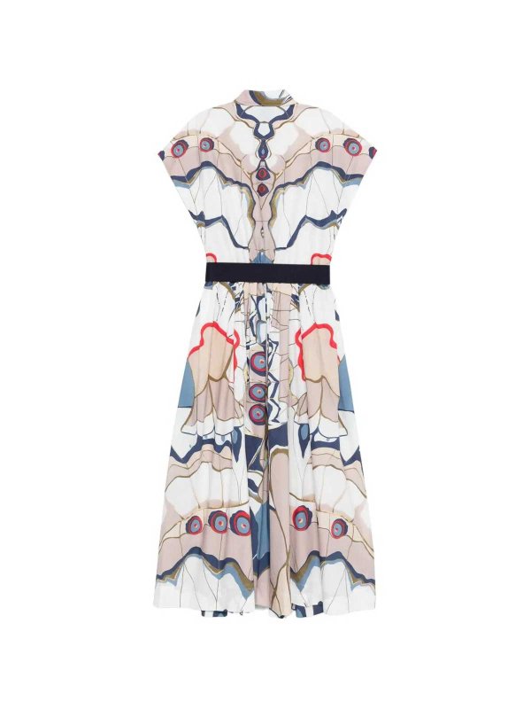 SARA ROKA: ニーレングスドレス online - 膝丈ドレス - マルチカラー