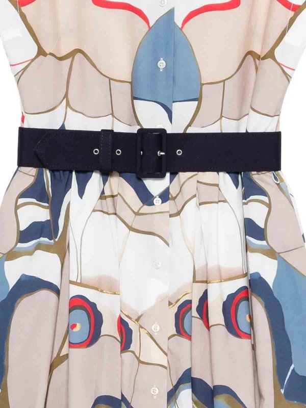 The Best Shops SARA ROKA: ニーレングスドレス - 膝丈ドレス - マルチカラー