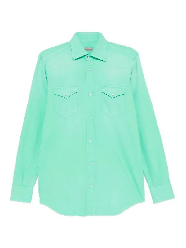 SARTORIO: Hemden - Hemd - Grün