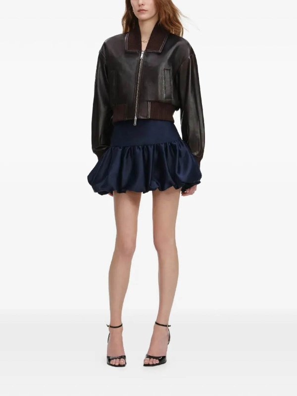 Self Portrait: Lederjacken online - Lederjacke - Braun