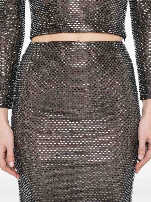 Midirock - Schwarz shop online: Self Portrait