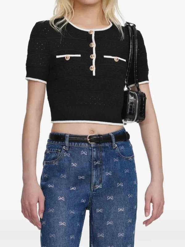 Self Portrait buy online Top - Schwarz