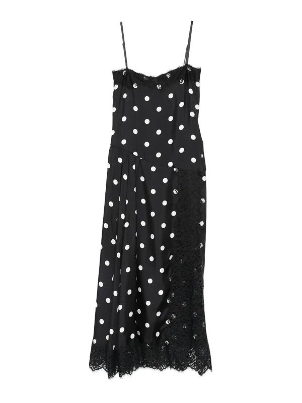 SPORTMAX: ニーレングスドレス - 膝丈ドレス - 黒
