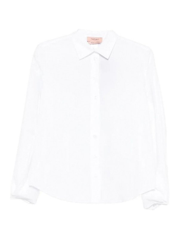 TWINSET: Camisas - Camisa - Blanco