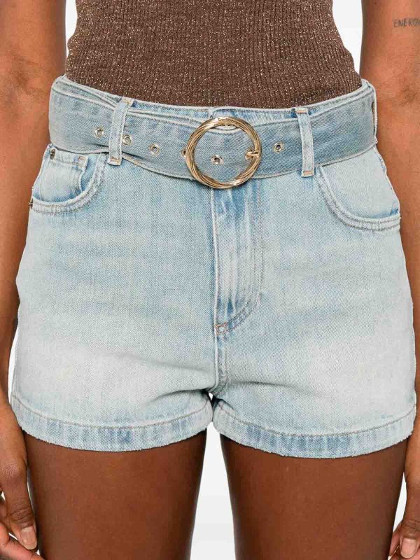 ショートパンツ - ライトウォッシュ shop online: TWINSET