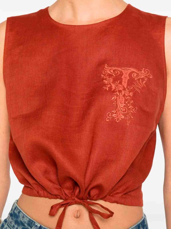 Top - Marrón shop online: TWINSET