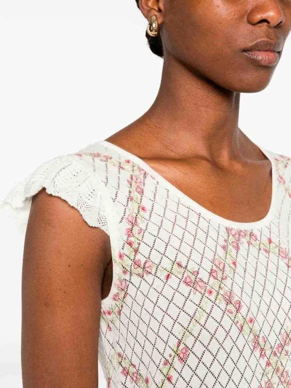 The Best Shops TWINSET: Tops und Tank Tops - Top - Weiß