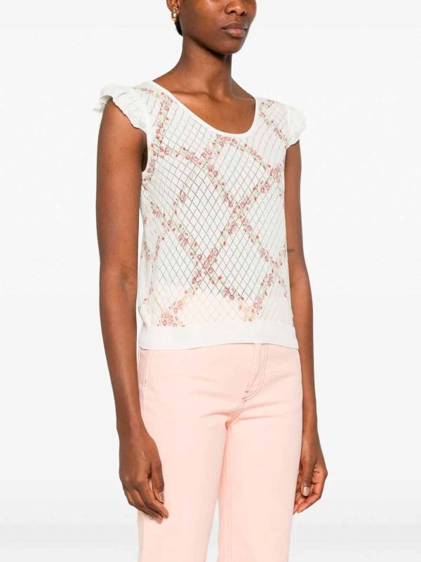 Top - Weiß shop online: TWINSET