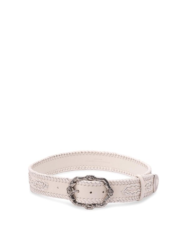 ERMANNO SCERVINO: Cinturones - Cinturón - Blanco