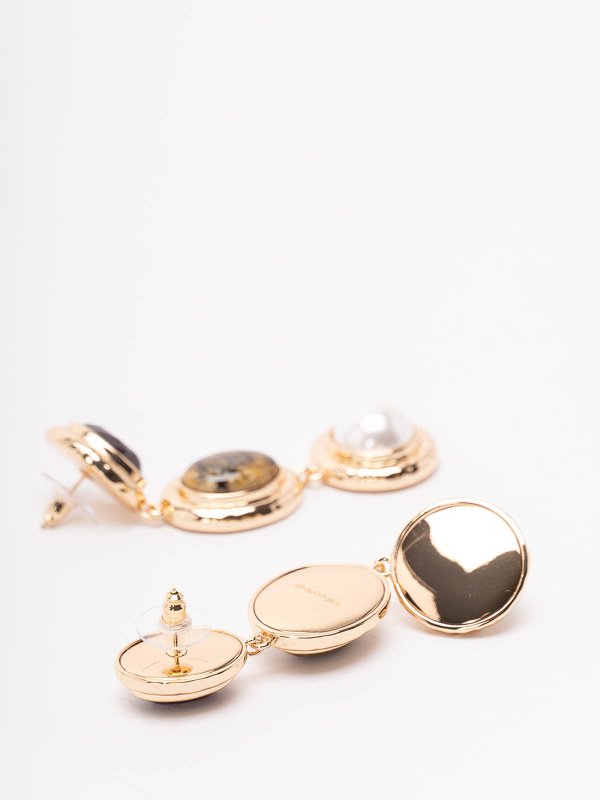 The Best Shops Self Portrait: Pendientes - Pendientes - Dorado