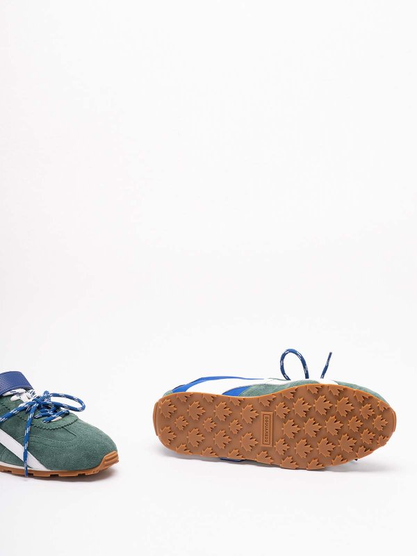 スニーカー - 緑 shop online: DSQUARED2