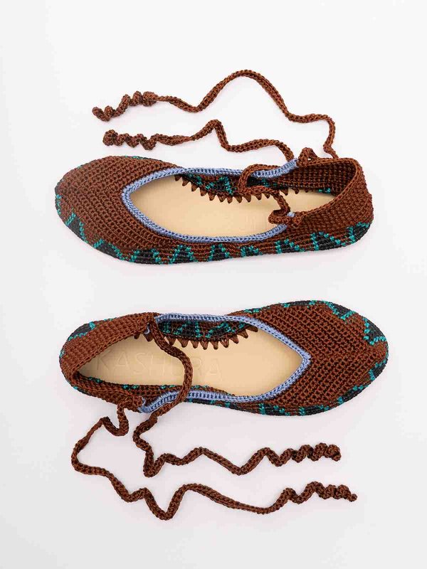 KASHURA buy online フラットシューズ - ブラウン