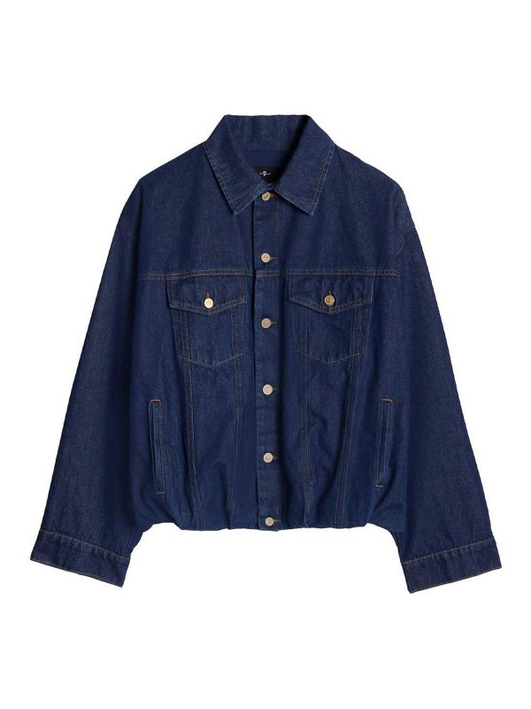 7 FOR ALL MANKIND: デニムジャケット - デニムジャケット - デニム
