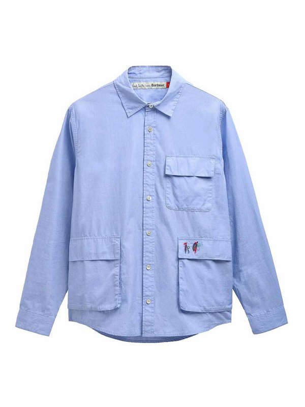 BARBOUR: シャツ - シャツ - ダークウォッシュ