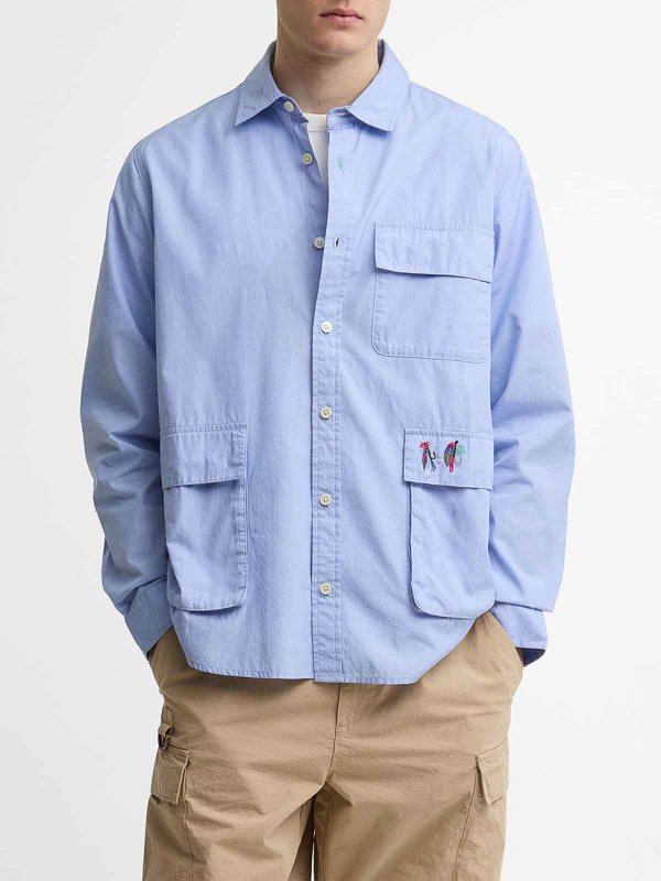 BARBOUR: シャツ online - シャツ - ダークウォッシュ