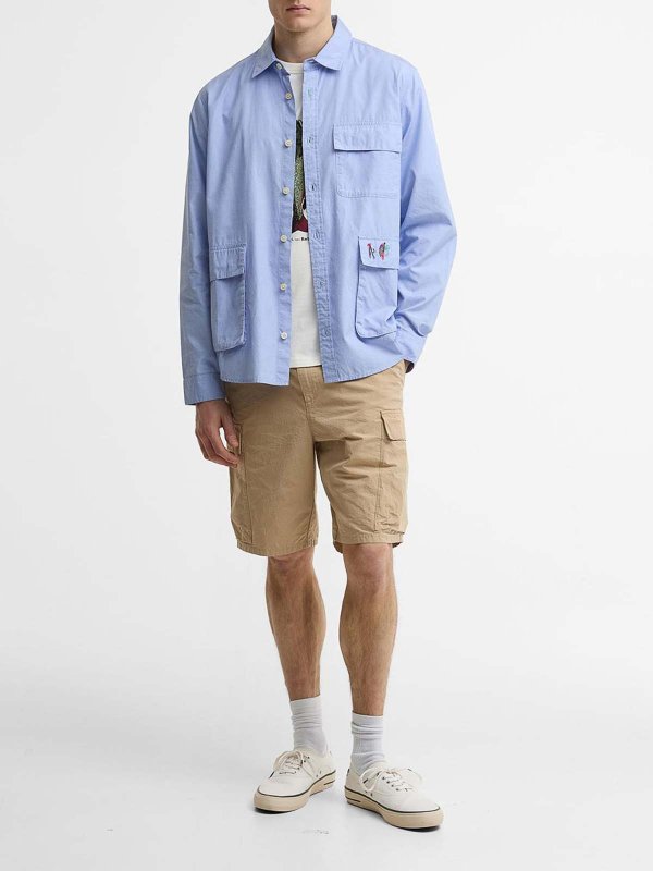 The Best Shops BARBOUR: シャツ - ダークウォッシュ