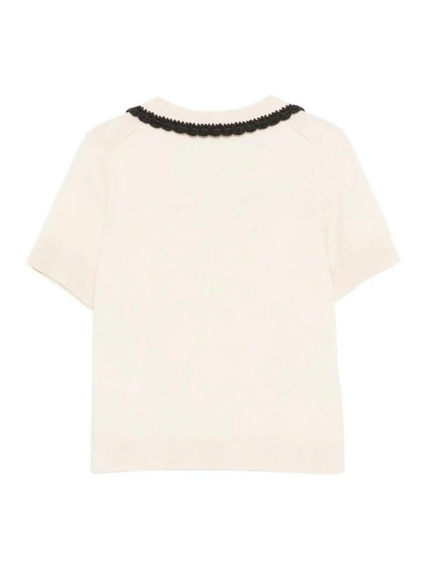 Bonpoint: Pull col rond online - Pull Col Rond - Beige Clair