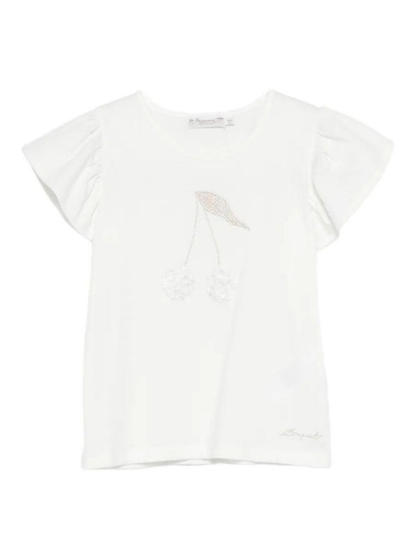 Bonpoint: Camisetas - Camiseta - Blanco