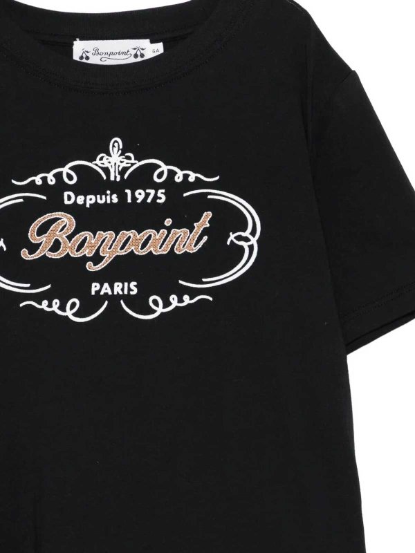 The Best Shops Bonpoint: Camisetas - Camiseta - Negro