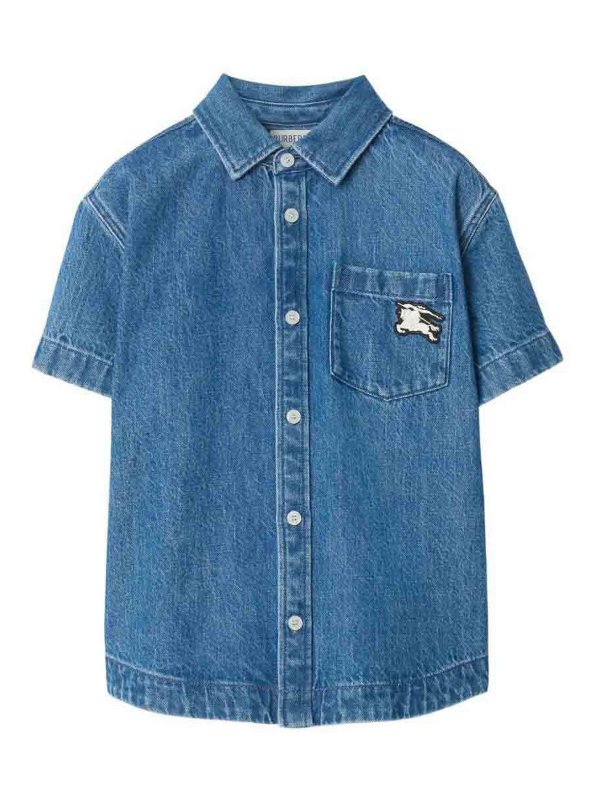 BURBERRY: Hemden - Hemd - Denim