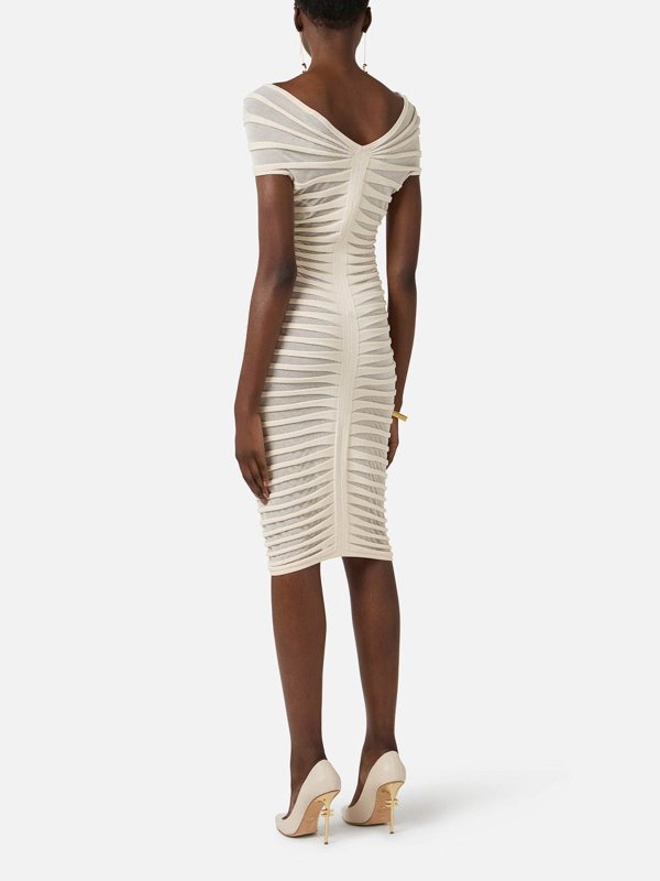 The Best Shops ELISABETTA FRANCHI: knee length dresses - Cotton Thread