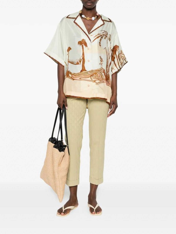 ETRO: カジュアルトラウザー online - カジュアルパンツ - ヌードカラー