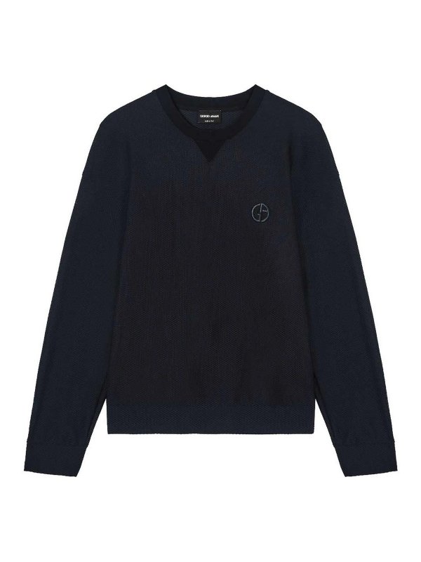 GIORGIO ARMANI: スウェット＆セーター - スウェットシャツ/セーター - 黒