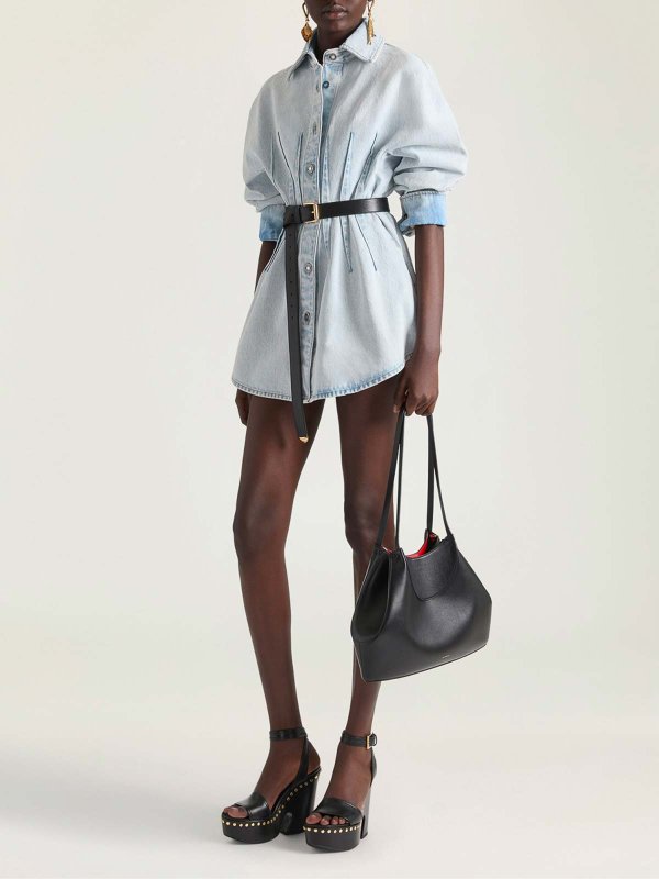 GIVENCHY: Knielange Kleider online - Knielanges Kleid - Hellblau
