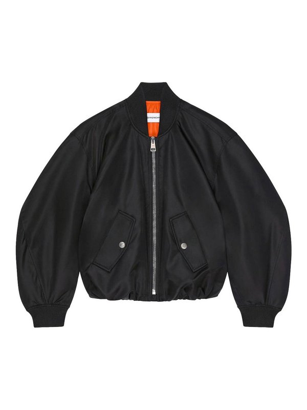 GIVENCHY: Chaquetas Bomber - Chaqueta Bomber - Negro
