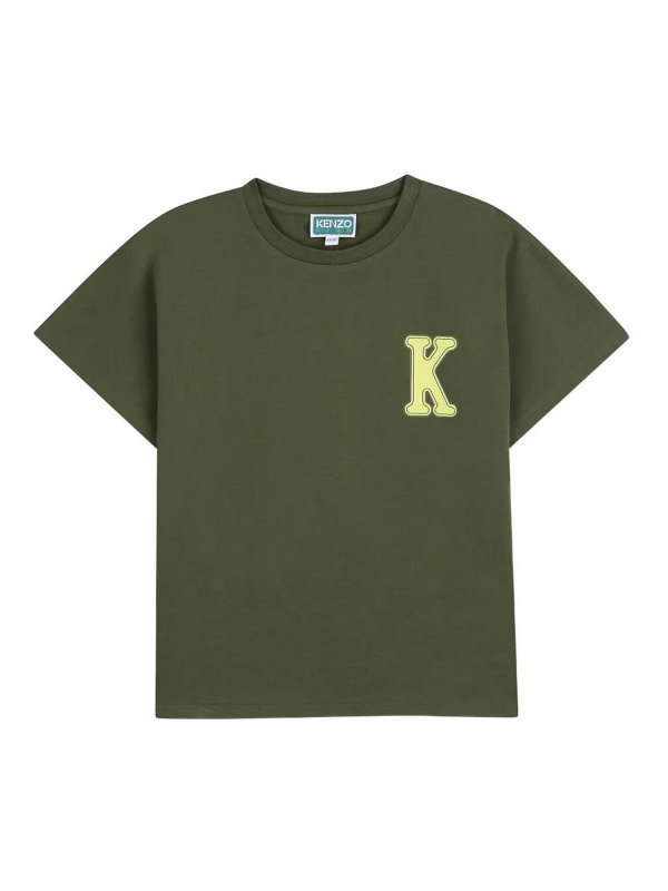 KENZO: T-shirts - T-Shirt - Hellbraun