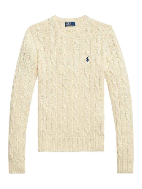 POLO RALPH LAUREN: クルーネック - クルーネック - クリーム
