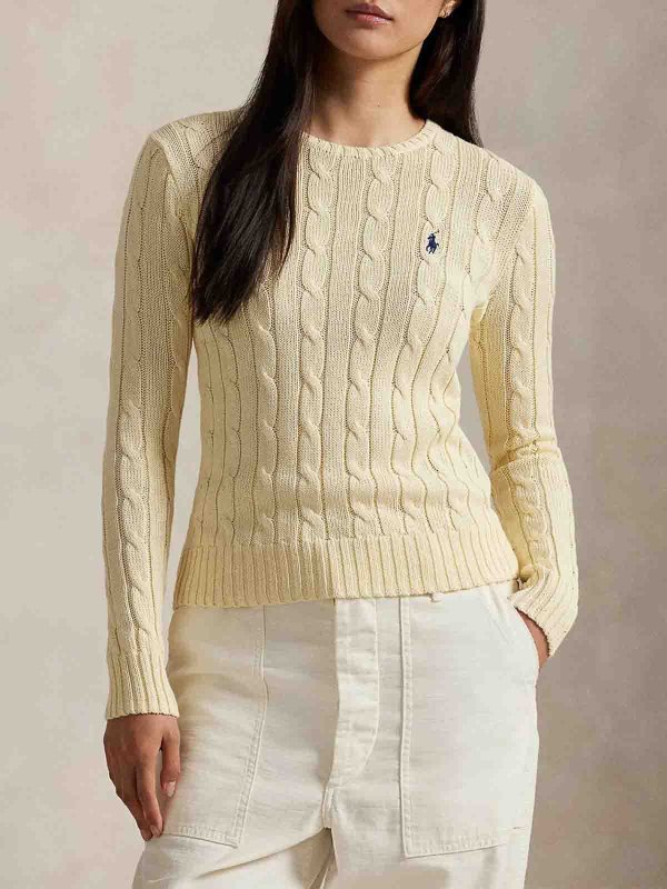 POLO RALPH LAUREN: クルーネック online - クルーネック - クリーム