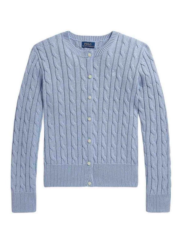 RALPH LAUREN: Cardigans - Cardigan - Hellblau