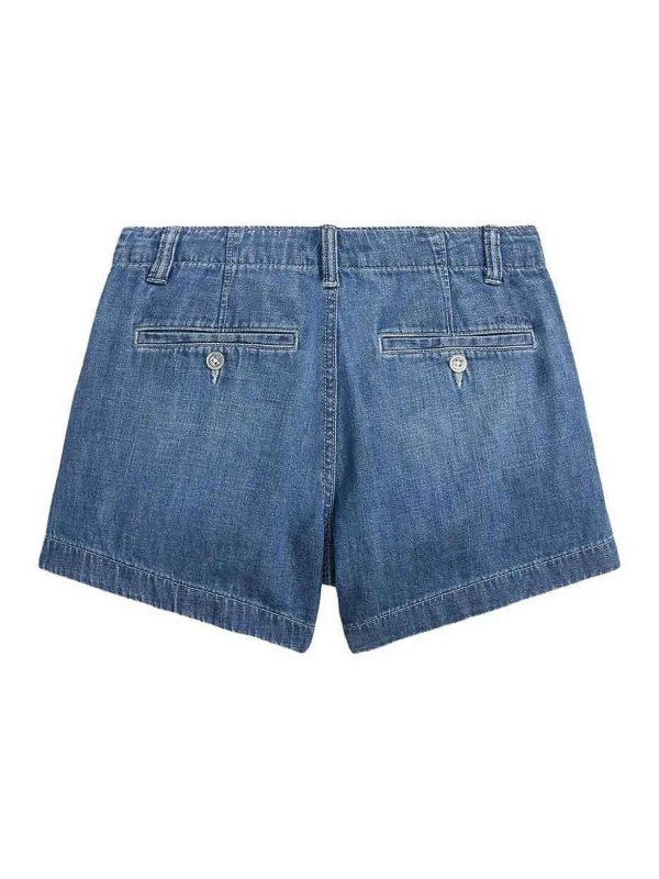 RALPH LAUREN: トラウザーショーツ online - ショートパンツ - ミディアムウォッシュ