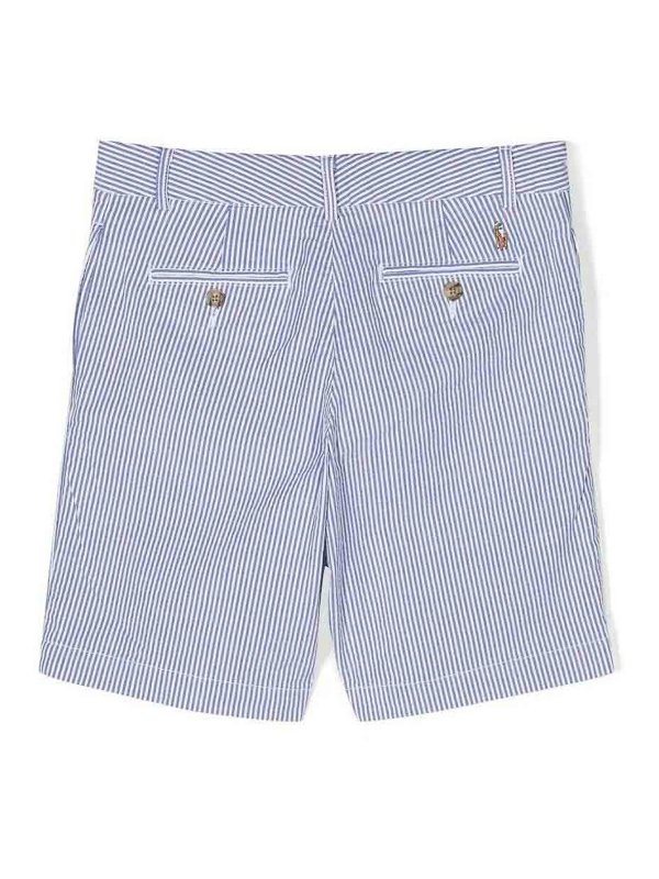 RALPH LAUREN: トラウザーショーツ online - ショートパンツ - ブルー