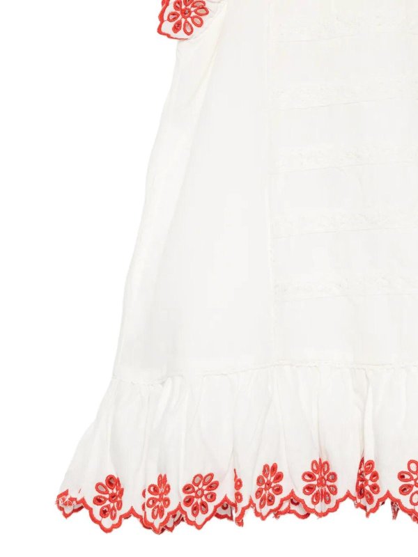 The Best Shops Stella McCartney Kids: ニーレングスドレス - 膝丈ドレス - 白
