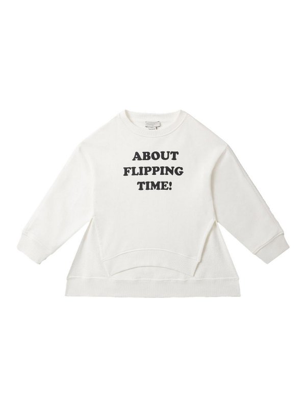 Stella McCartney Kids: スウェット＆セーター - スウェットシャツ/セーター - 白